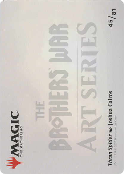 Thran Spider // Thran Spider (ABRO-045) - The Brothers' War Art Series (Borderless)