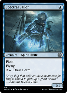 Spectral Sailor⁣ - Commander: The Lost Caverns of Ixalan⁣ (Uncommon)⁣ [172]