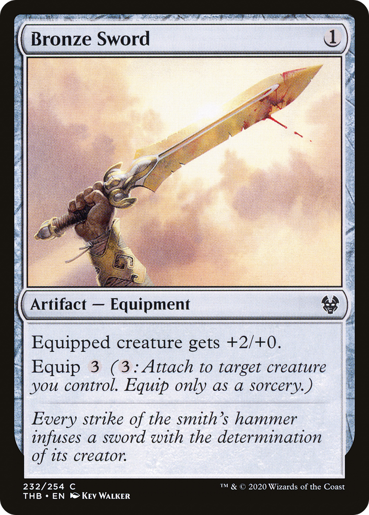 Bronze Sword⁣ - Theros Beyond Death⁣ (Common)⁣ [232]