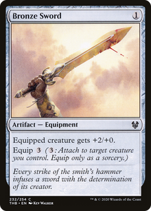 Bronze Sword⁣ - Theros Beyond Death⁣ (Common)⁣ [232]
