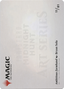 Ambitious Farmhand // Ambitious Farmhand (AMID-011) - Midnight Hunt Art Series (Borderless)