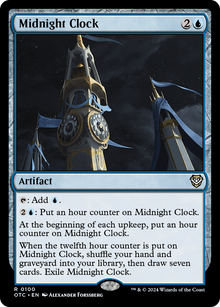 Midnight Clock⁣ - Commander: Outlaws of Thunder Junction⁣ (Rare)⁣ [100]