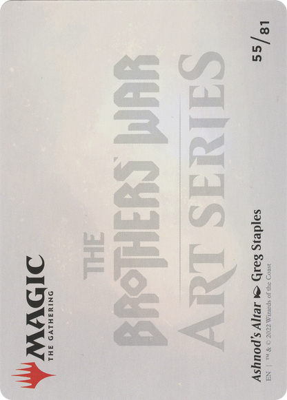 Ashnod's Altar // Ashnod's Altar (ABRO-055) - The Brothers' War Art Series (Borderless)