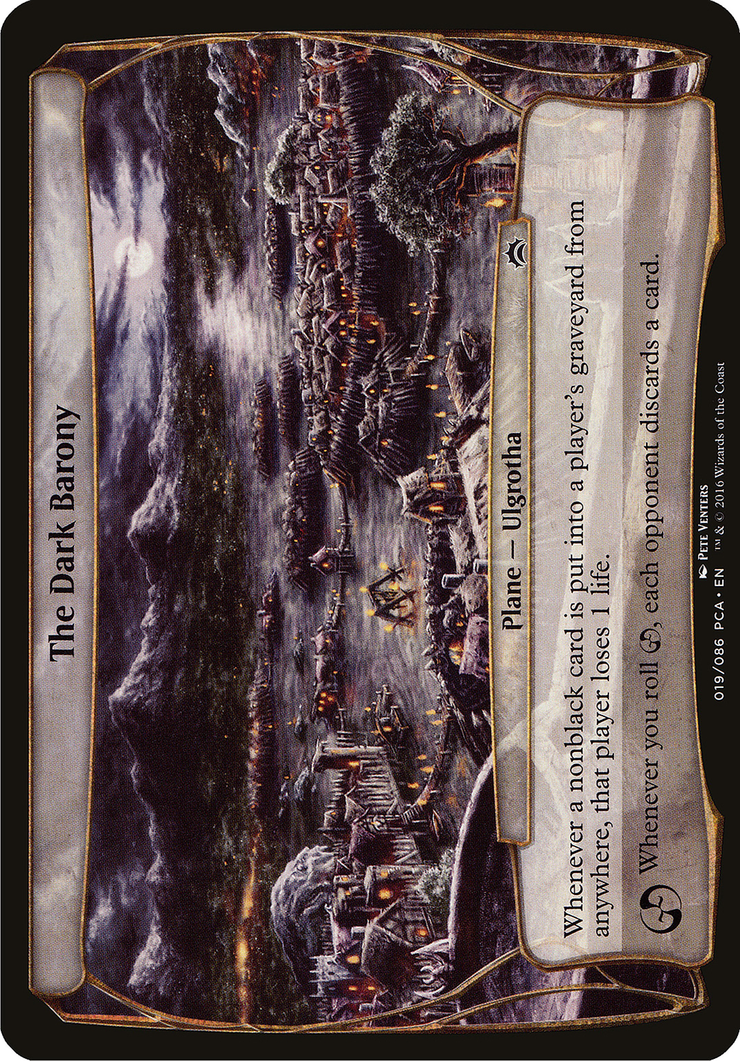 The Dark Barony (Planechase Anthology) (OVER-019) - Planechase Anthology Planes