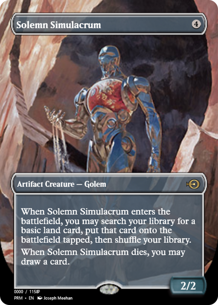 Solemn Simulacrum (PRM-81916) - Magic Online Promos Foil