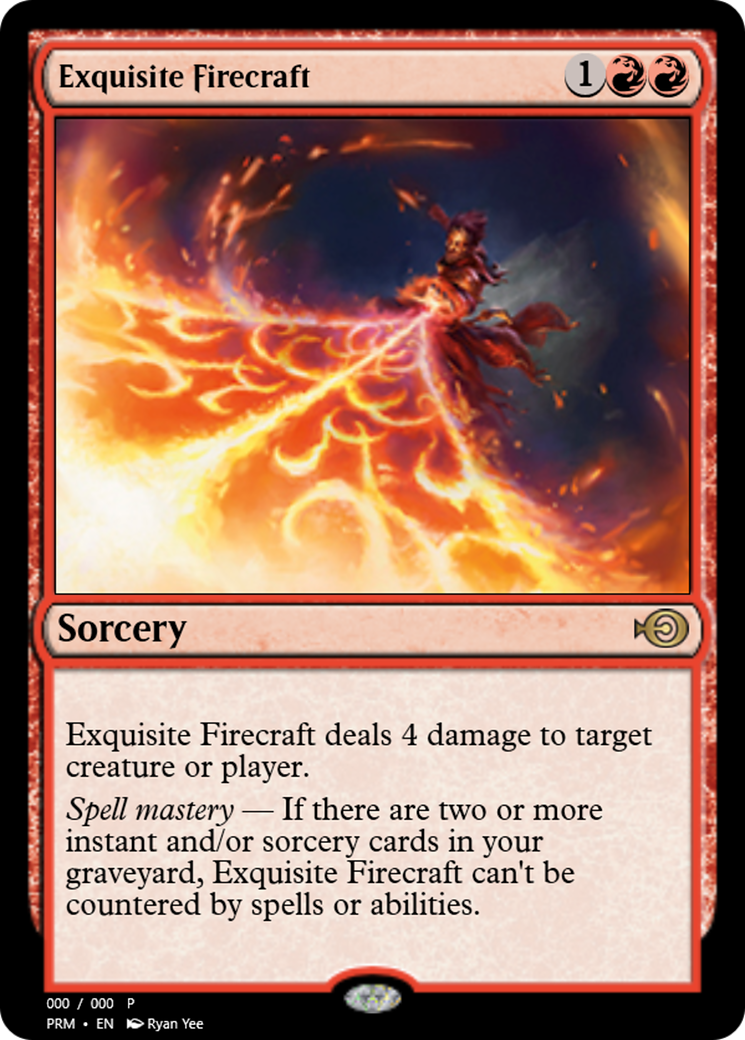 Exquisite Firecraft (PRM-62503) - Magic Online Promos Foil