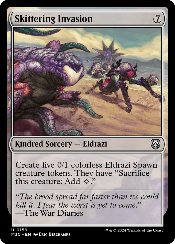 Skittering Invasion⁣ - Commander: Modern Horizons 3⁣ (Uncommon)⁣ [159]