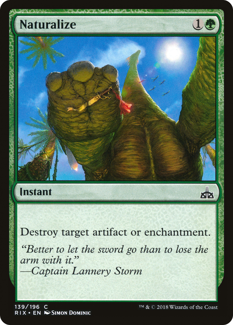 Naturalize (RIX-139) - Rivals of Ixalan
