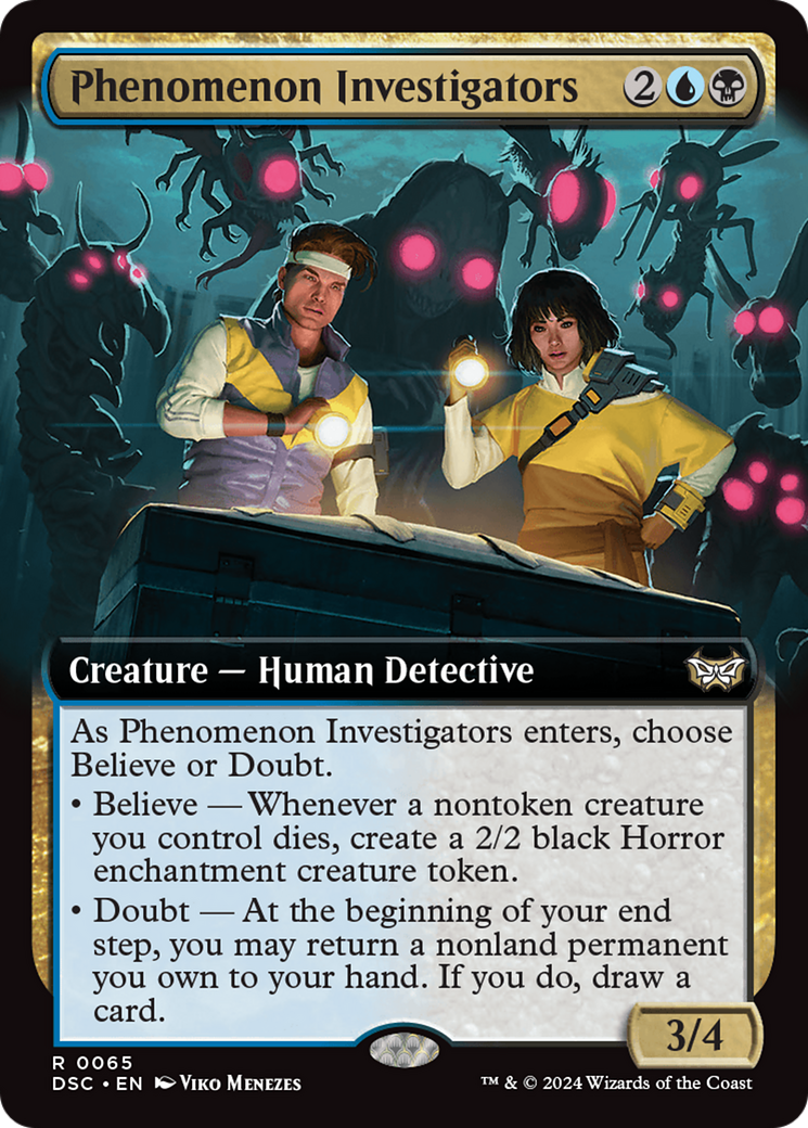 Phenomenon Investigators⁣ - Commander: Duskmourn: House of Horror: Extras⁣ (Rare)⁣ [65]