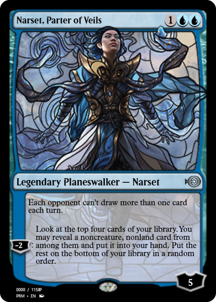 Narset, Parter of Veils (PRM-78003) - Magic Online Promos Foil