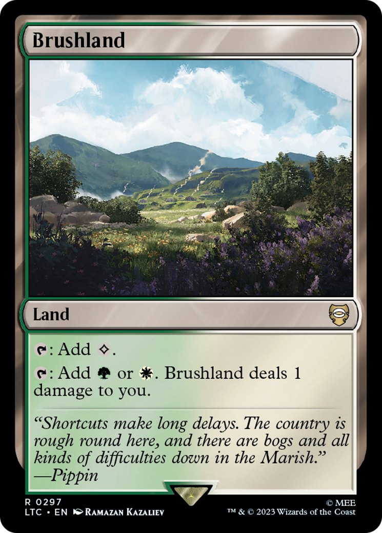 Brushland⁣ - Commander: The Lord of the Rings: Tales of Middle-earth⁣ (Rare)⁣ [297]