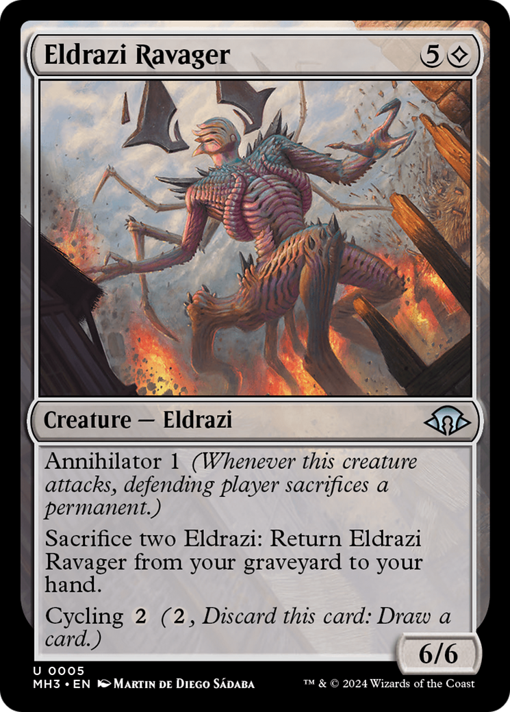 Eldrazi Ravager⁣ - Modern Horizons 3⁣ (Uncommon)⁣ [5]