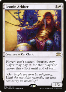 Leonin Arbiter⁣ - Double Masters 2022⁣ (Rare)⁣ [16]