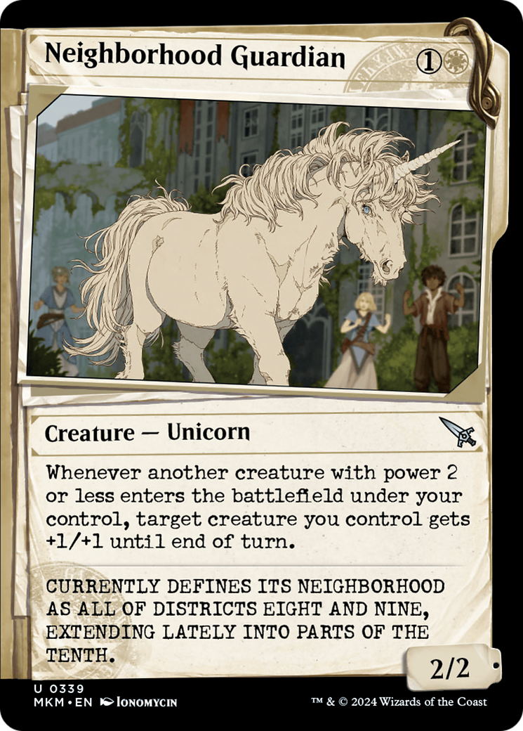 Neighborhood Guardian⁣ - Murders at Karlov Manor: Extras⁣ (Uncommon)⁣ [339]