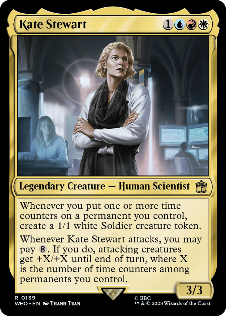 Kate Stewart⁣ - Universes Beyond: Doctor Who⁣ (Rare)⁣ [139]