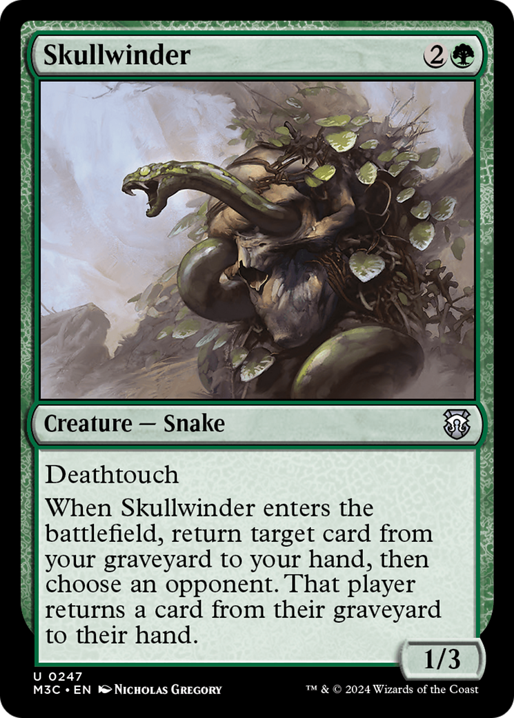 Skullwinder⁣ - Commander: Modern Horizons 3⁣ (Uncommon)⁣ [247]
