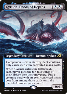 Gyruda, Doom of Depths (Extended Art) (IKO-351) - Ikoria: Lair of Behemoths: (companion, Extended Art)