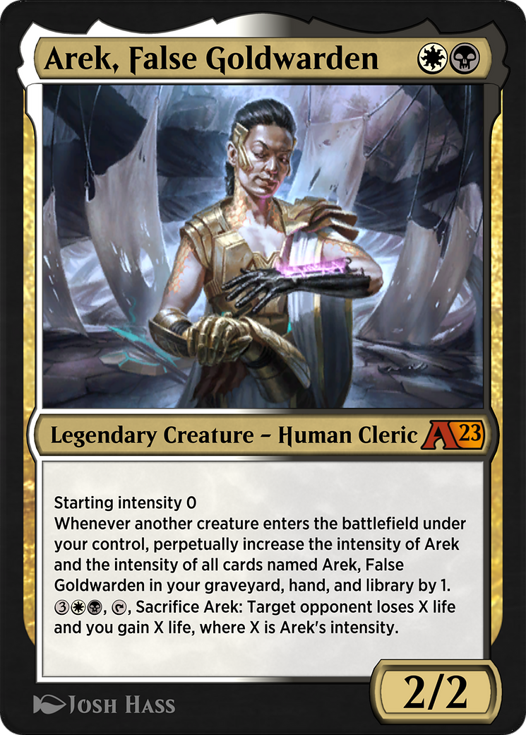 Arek, False Goldwarden (YONE-017) - Alchemy: Phyrexia