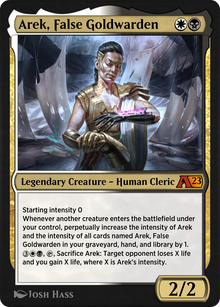 Arek, False Goldwarden (YONE-017) - Alchemy: Phyrexia