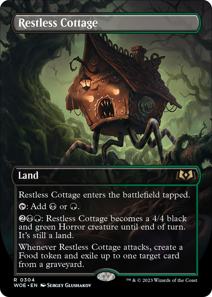Restless Cottage (Borderless) (WOE-304) - Wilds of Eldraine (Borderless)