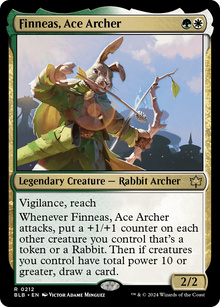 Finneas, Ace Archer⁣ - Bloomburrow⁣ (Rare)⁣ [212]