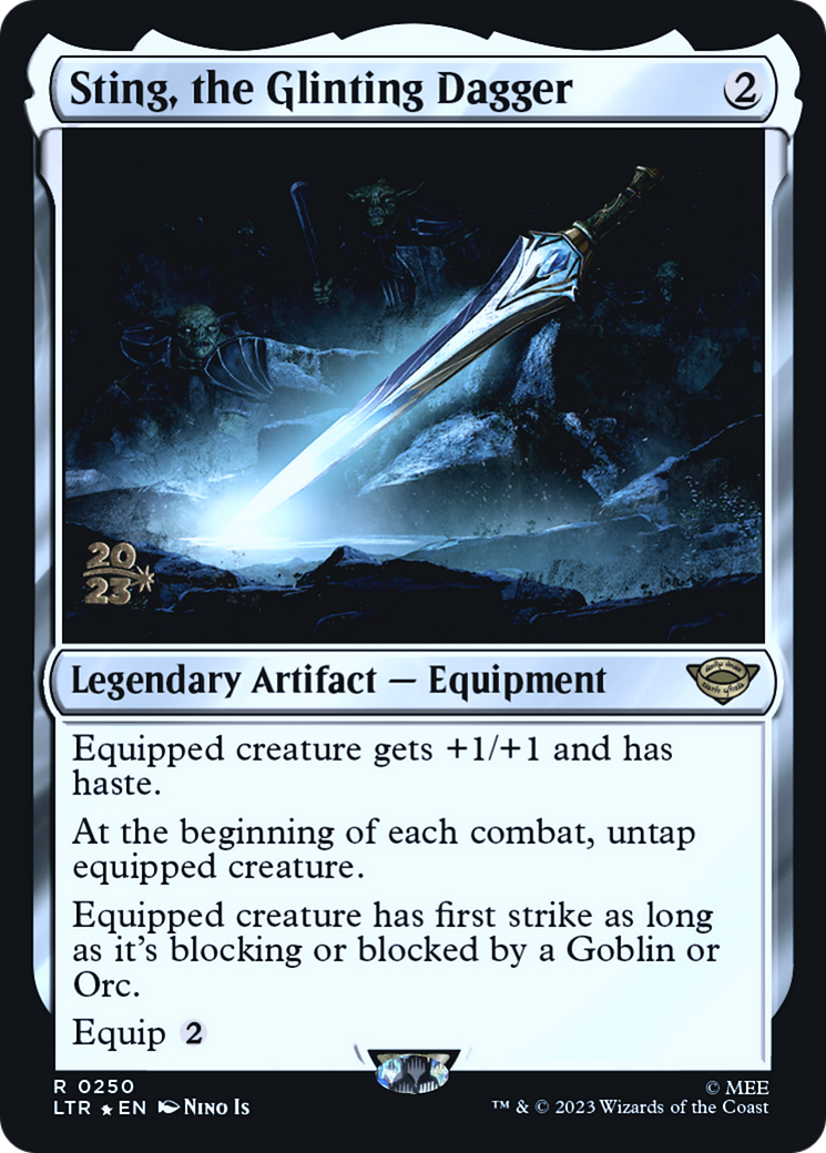 Sting, the Glinting Dagger (PRE-250S) - Tales of Middle-earth Promos Foil