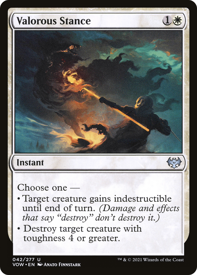 Valorous Stance (VOW-042) - Innistrad: Crimson Vow Foil