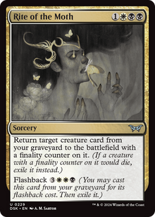 Rite of the Moth⁣ - Duskmourn: House of Horror⁣ (Uncommon)⁣ [229]