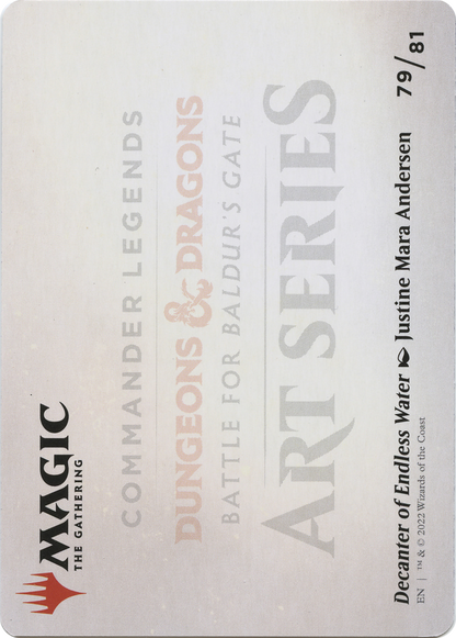 Decanter of Endless Water // Decanter of Endless Water (ACLB-079) - Battle for Baldur's Gate Art Series (Borderless)