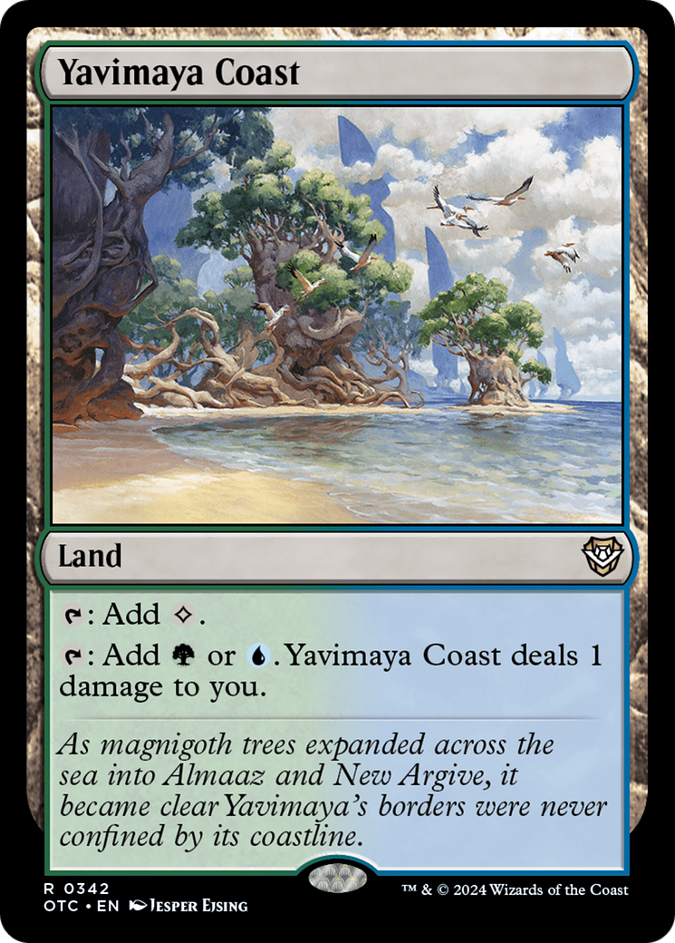 Yavimaya Coast⁣ - Commander: Outlaws of Thunder Junction⁣ (Rare)⁣ [342]
