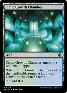 Simic Growth Chamber⁣ - Commander: The Lost Caverns of Ixalan⁣ (Common)⁣ [352]