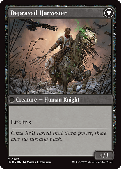 Desperate Farmer // Depraved Harvester (INR-105) - Innistrad Remastered