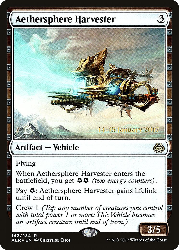 Aethersphere Harvester (PRE-142S) - Aether Revolt Promos Foil