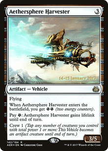 Aethersphere Harvester (PRE-142S) - Aether Revolt Promos Foil