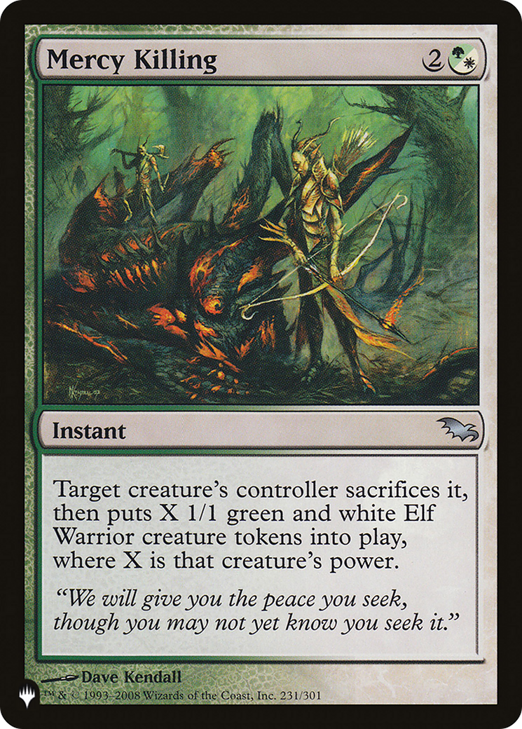 Mercy Killing (LIST-231/301) - The List