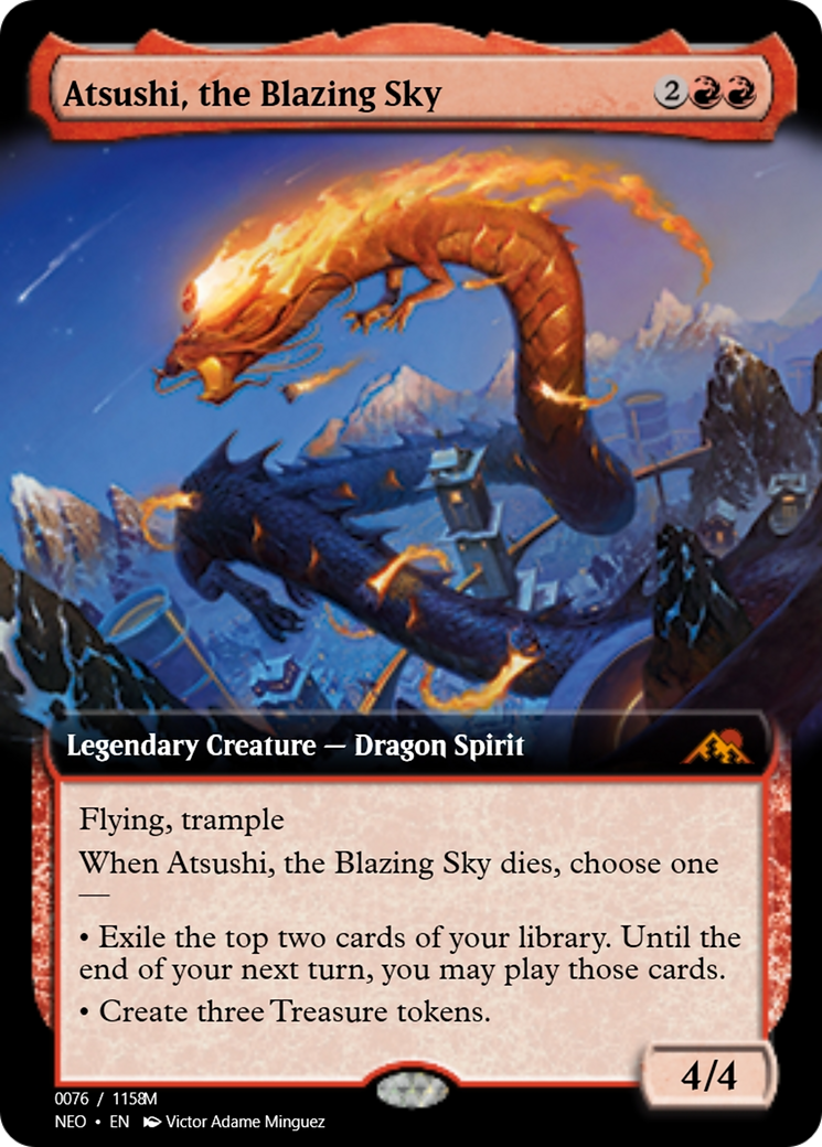 Atsushi, the Blazing Sky (PRM-98015) - Magic Online Promos