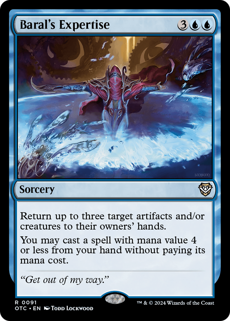 Baral's Expertise⁣ - Commander: Outlaws of Thunder Junction⁣ (Rare)⁣ [91]