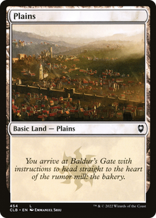 Plains (V.4)⁣ - Commander Legends: Battle for Baldur's Gate: Extras⁣ (Land)⁣ [454]