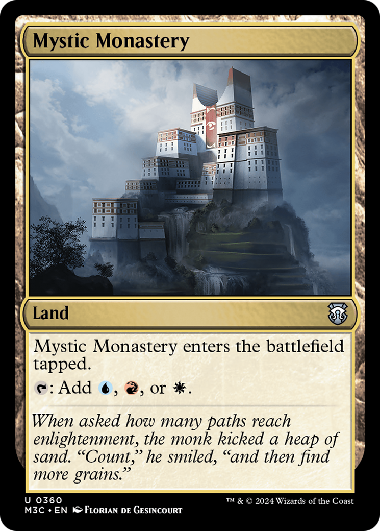 Mystic Monastery⁣ - Commander: Modern Horizons 3⁣ (Uncommon)⁣ [360]