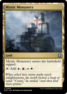 Mystic Monastery⁣ - Commander: Modern Horizons 3⁣ (Uncommon)⁣ [360]