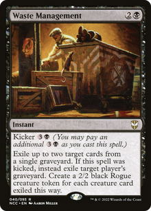 Waste Management⁣ - Commander: Streets of New Capenna⁣ (Rare)⁣ [40]