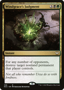 Windgrace's Judgment⁣ - Commander: Streets of New Capenna⁣ (Rare)⁣ [358]