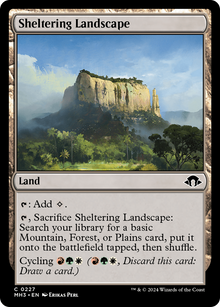 Sheltering Landscape⁣ - Modern Horizons 3⁣ (Common)⁣ [227]