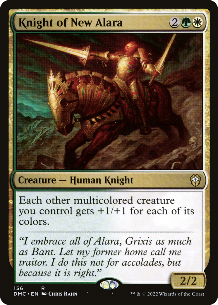 Knight of New Alara⁣ - Commander: Dominaria United⁣ (Rare)⁣ [156]