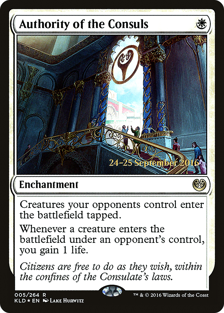 Authority of the Consuls (PRE-05S) - Kaladesh Promos Foil