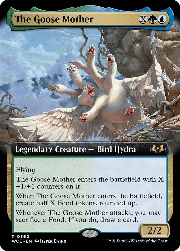 The Goose Mother (Extended Art) (WOE-362) - Wilds of Eldraine: (Extended Art)