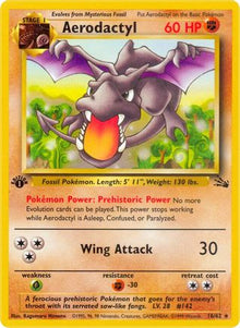 Aerodactyl (16) 016/62  - 1st Edition Fossil - Rare