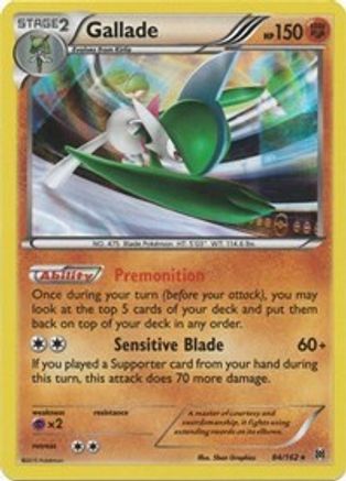 Gallade 084/162  - Holofoil XY  BREAKthrough - Holo Rare