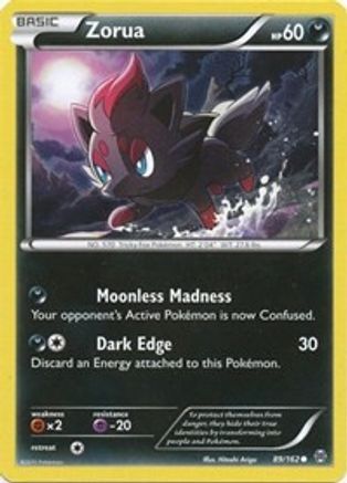 Zorua (89) 089/162  - Reverse Holofoil XY  BREAKthrough - Common