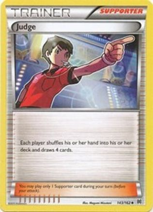 Judge 143/162  - Reverse Holofoil XY  BREAKthrough - Uncommon